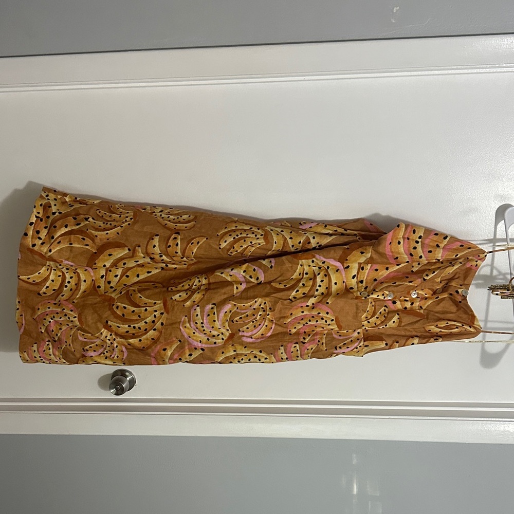 FARM Rio Multicolor Banana Print Dress